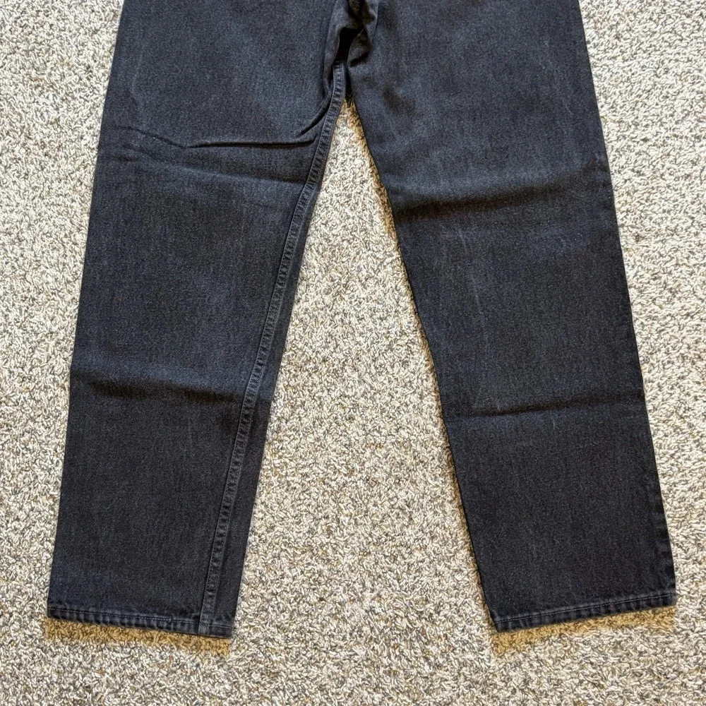 Vintage Levis 555 Jeans Mens 33X32 Black USA relaxed fit straight leg Fit 30x31